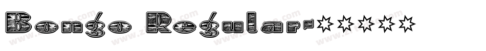 Bongo Regular字体转换